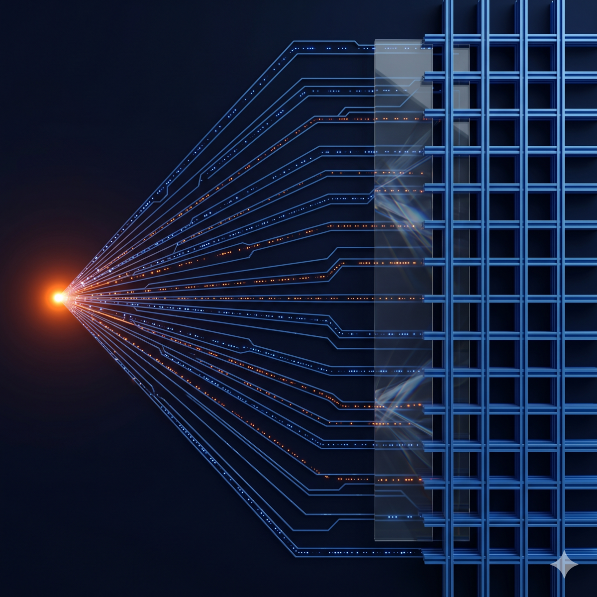 Publisher signal infrastructure visualization — signal capture flowing into buyer-ready inventory